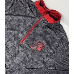 USC Trojans 1/4 Zip Pullover Long Sleeve Shirt Women's Small Gray Trojan Apparel